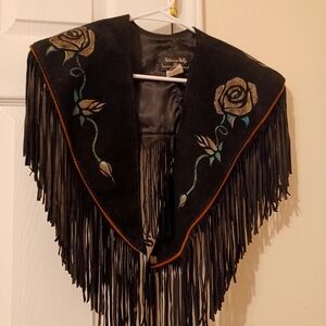 Patricia Wolfe Fringed Cape